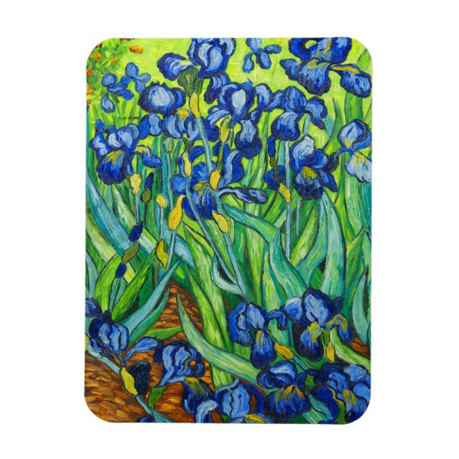 Magnet Flexible Van Gogh Irises (Vertical)