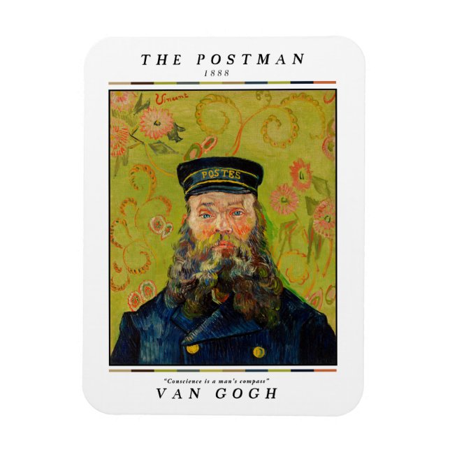 Magnet Flexible Van Gogh | Le facteur (Vertical)