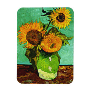 Magnet Flexible Van Gogh - Tournesols, Trois,