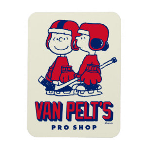 Magnet Flexible Van Pelt's Hockey Club Pro Shop Pattern