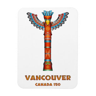 Magnet Flexible Vancouver (AVANT JÉSUS CHRIST) Canada - totem