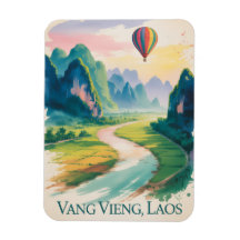 Vang Vieng Laos Montgolfière Voyage