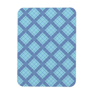 Magnet Flexible Variation bleue Plaid