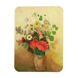 Magnet Flexible Vase de fleurs, c.1908-10 (huile sur la toile)