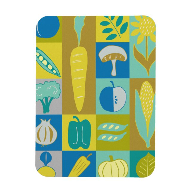 Magnet Flexible Veggie Blocks II (Vertical)