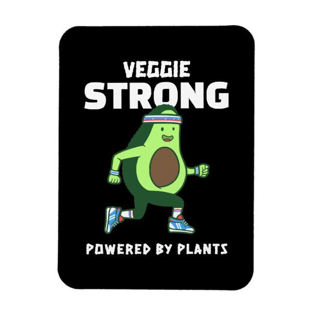Magnet Flexible Veggie Strong, Alimenté par les plantes (Vertical)