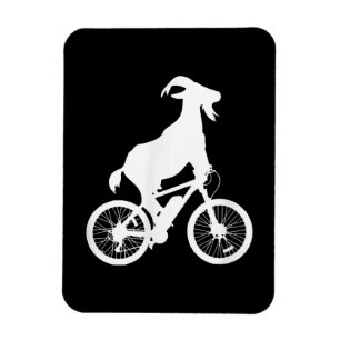 Magnet Flexible Vélo de chèvre Rider Funny Goat Lover Graphisme