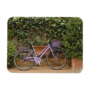 Magnet Flexible Vélo garé, Pienza, Italie, Toscane