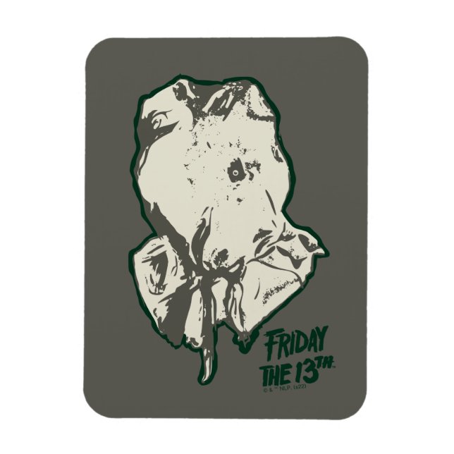 Magnet Flexible Vendredi 13 | Jason Voorhees Burlap Sack (Vertical)