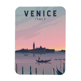 Magnet Flexible Venise Italie Voyage Art Vintage