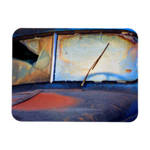 Magnet Flexible Vent d'un vieux camion rouillé