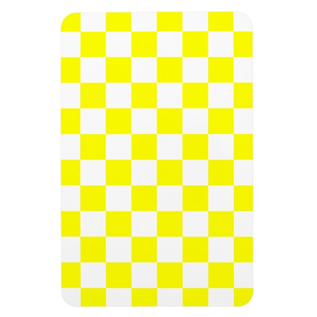 Magnet Flexible Vérifié jaune (Vertical)