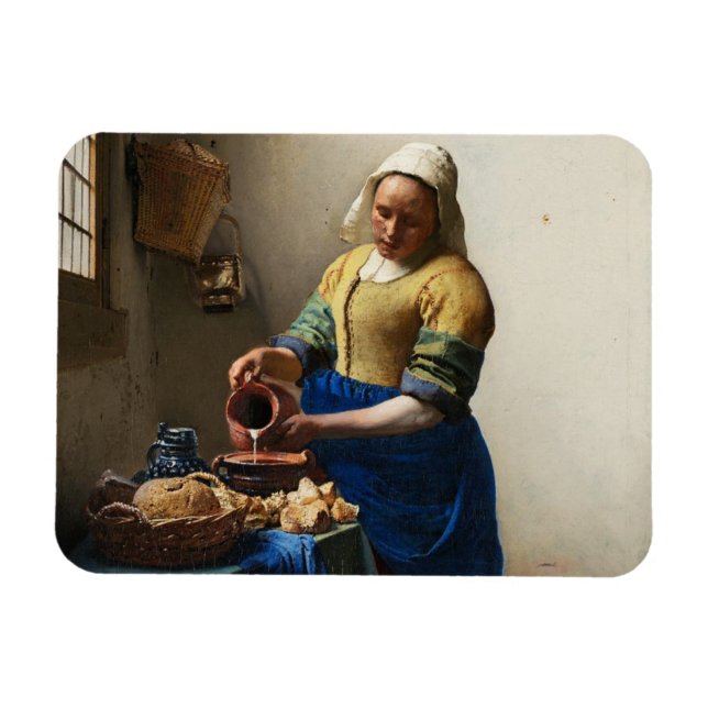 Magnet Flexible Vermeer L'Aimant Milkmaid (Horizontal)
