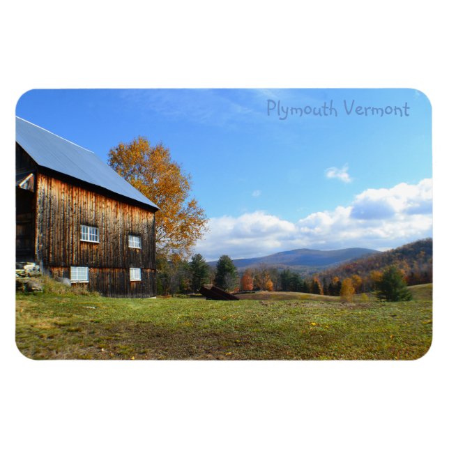 Magnet Flexible Vermont Grange et Agrandissement (Horizontal)