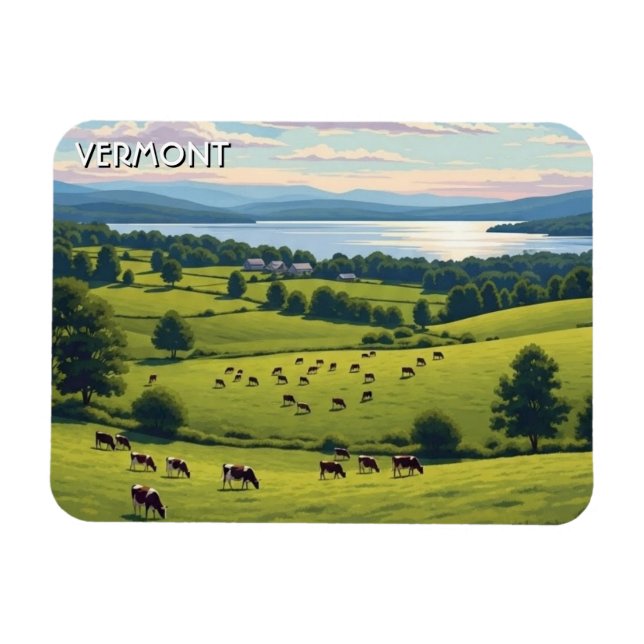 Magnet Flexible Vermont Shelburne Farms Travel (Horizontal)