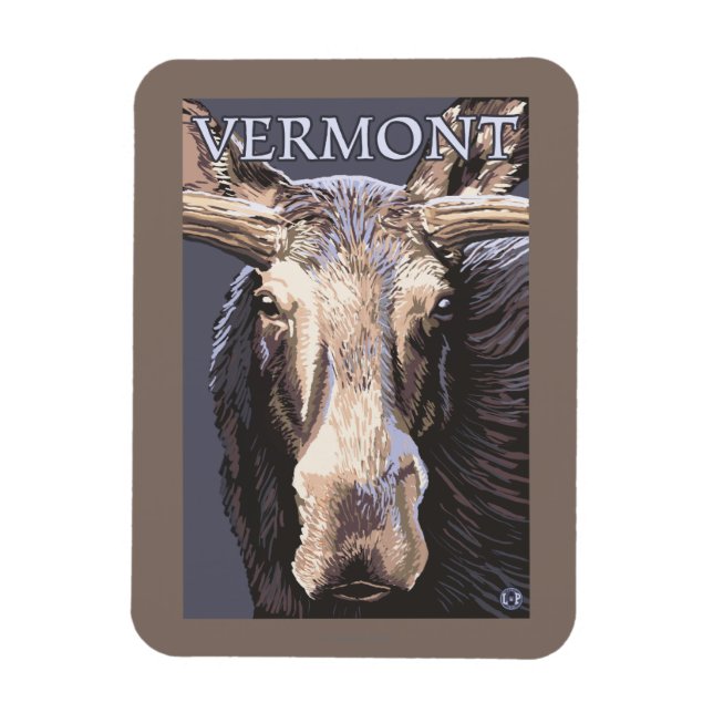 Magnet Flexible VermontMoose en haut (Vertical)