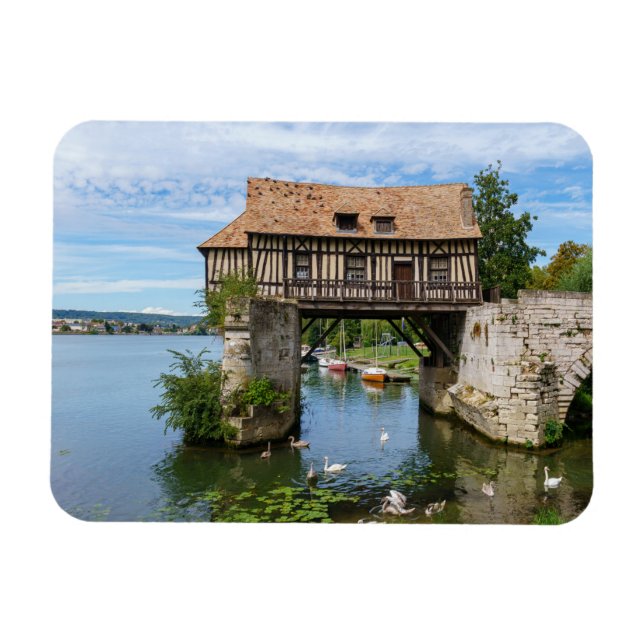 Magnet Flexible Vernon Vieux moulin - Normandie, France (Horizontal)