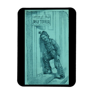 Magnet Flexible vers 1900 Bureau de la terreur quotidienne