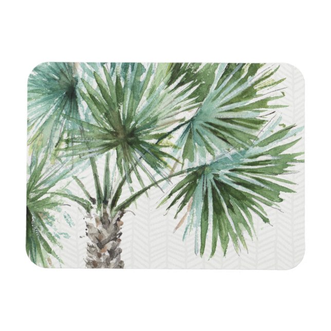 Magnet Flexible Verts mixtes I Palmiers tropicaux (Horizontal)