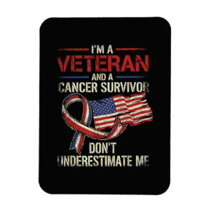 Magnet Flexible Vétéran survivant du cancer Ne me sous-estimez pas