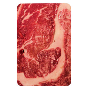 Magnet Flexible Viande Rouge Crue de Qualité Supérieure Photo Ma