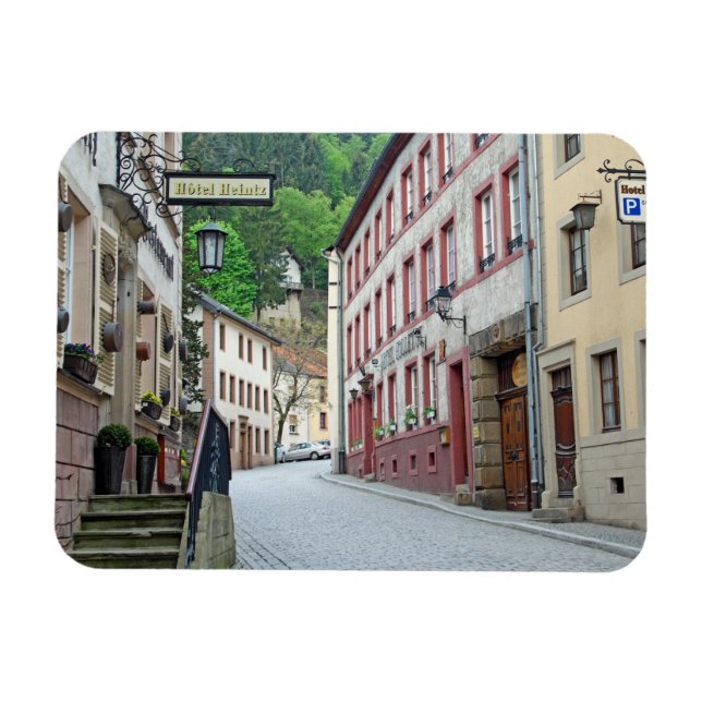 Magnet Flexible Vianden, Scène de rue Luxembourg (Horizontal)