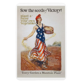 Magnet Flexible Victoire Garden Liberty Semences de semis WWI Prop