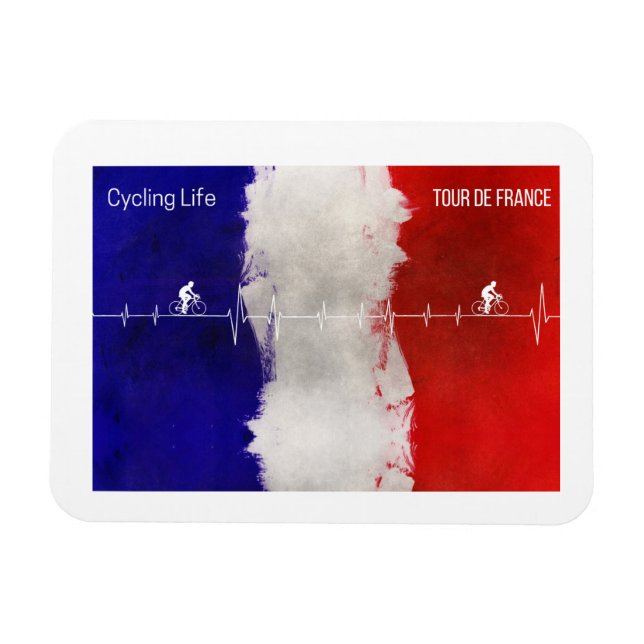 Magnet Flexible Vie cycliste, Tour de France (Horizontal)