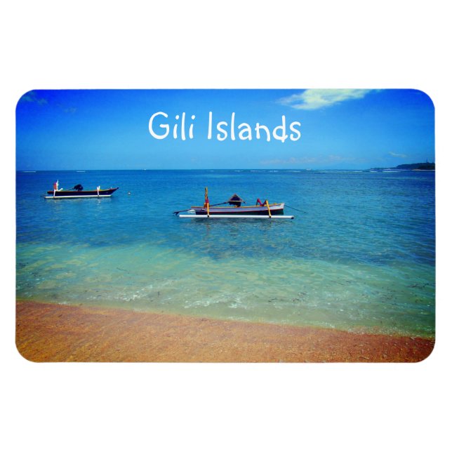 Magnet Flexible vie des îles gili (Horizontal)