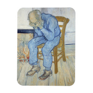 Magnet Flexible Vieil homme de Vincent van Gogh dans la peine