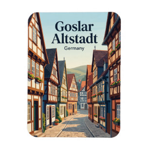 Magnet Flexible Vieille ville de Goslar (Altstadt), patrimoine mon