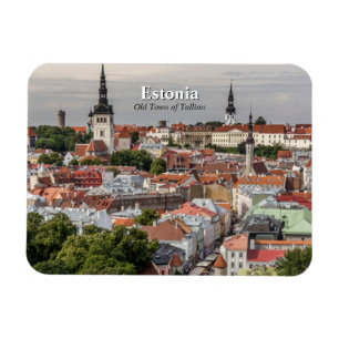 Magnet Flexible Vieille ville de Tallinn Estonie