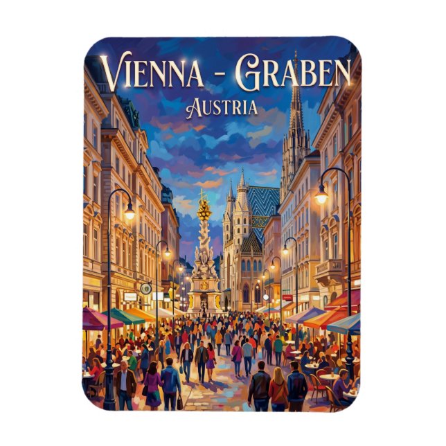 Magnet Flexible Vienne - Graben Autriche (Vertical)
