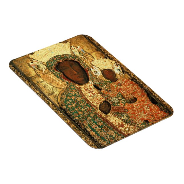 Magnet Flexible Vierge noire et enfant Notre-Dame de Czestochowa (Côté Droit)