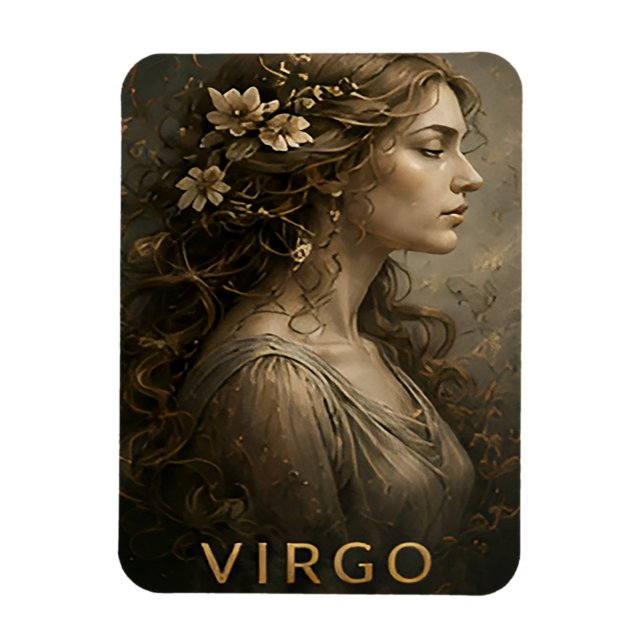 Magnet Flexible Vierge Signe du Zodiaque Vierge Céleste Symbole d' (Vertical)