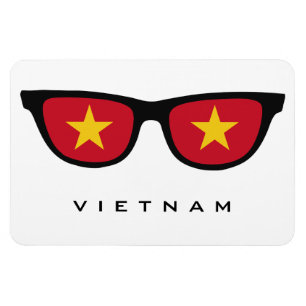 Magnet Flexible Vietnam Shades texte personnalisé et aimant couleu