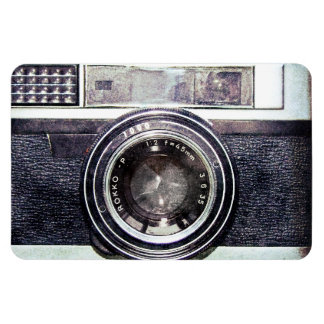 Magnet Flexible Vieux appareil photo noir
