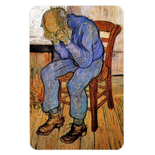 Magnet Flexible Vieux homme en tristesse par Vincent van Gogh 1890