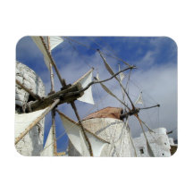 Vieux moulins à vent Olympos Karpathos, Grèce