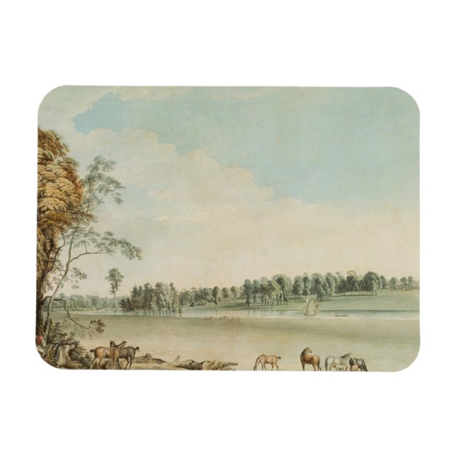 Magnet Flexible View Nord-Ouest de Wakefield Lodge à Whittlebury (Horizontal)