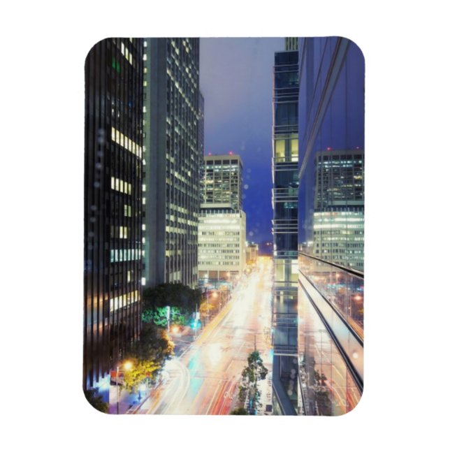 Magnet Flexible View of financial district buildings (Vertical)