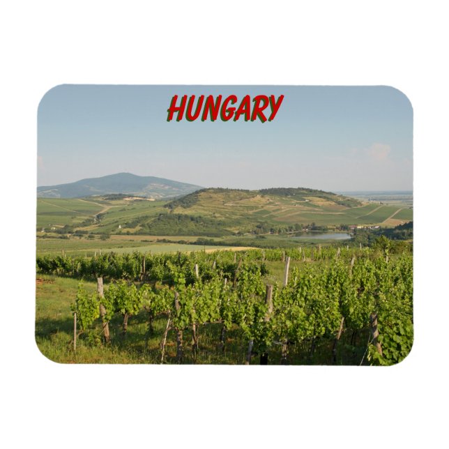 Magnet Flexible Vignobles de Tokaj, Hongrie (Horizontal)