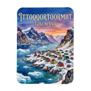 Magnet Flexible Village d'Ittoqqortoormiit Groenland