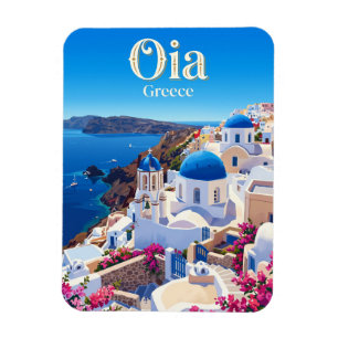 Magnet Flexible Village d'Oia Grèce