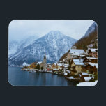 Magnet Flexible Village Hallstatt Sur Le Lac - Salzbourg Autriche<br><div class="desc">Village Hallstatt sur le lac Hallstatter en hiver - Salzburg Autriche</div>
