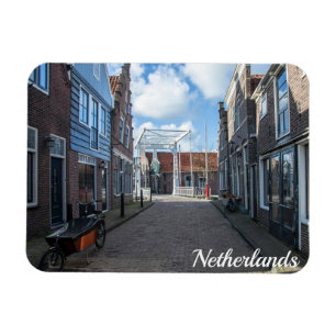 Magnet Flexible Village néerlandais avec pont traditionnel en bois