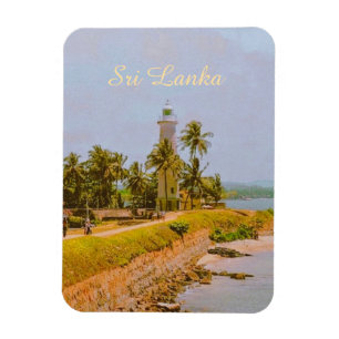 Magnet Flexible Ville côtière de Galle, Sri Lanka Souvenir de voya