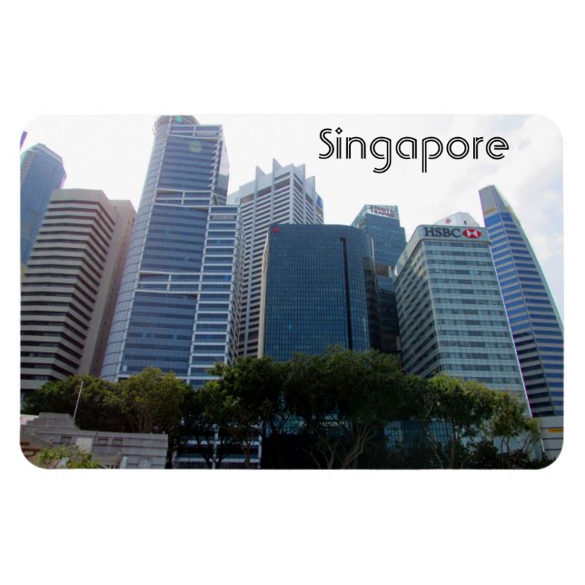 Magnet Flexible ville de singapore (Horizontal)