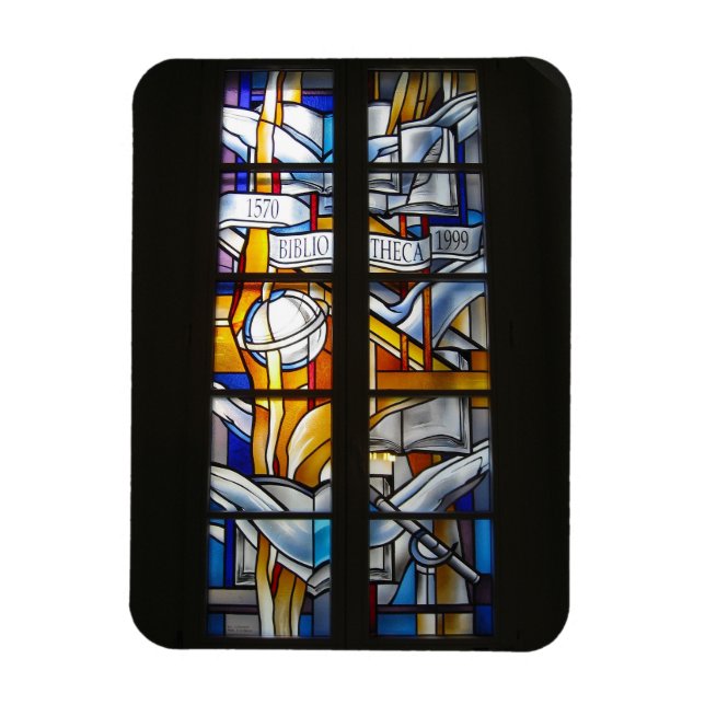 Magnet Flexible Vilnius Univ. Verre de la bibliothèque - LITUANIE  (Vertical)