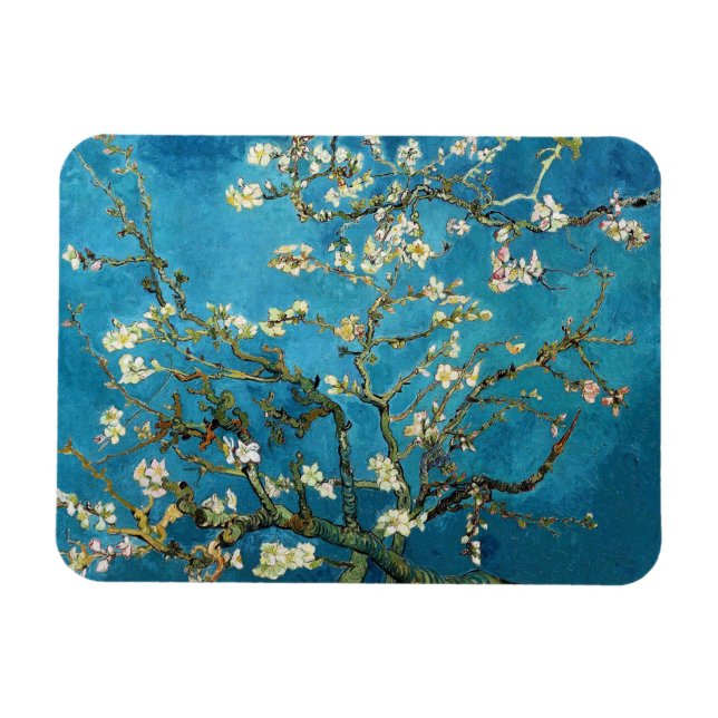 Magnet Flexible Vincent van Gogh, Amandier en fleurs (Horizontal)